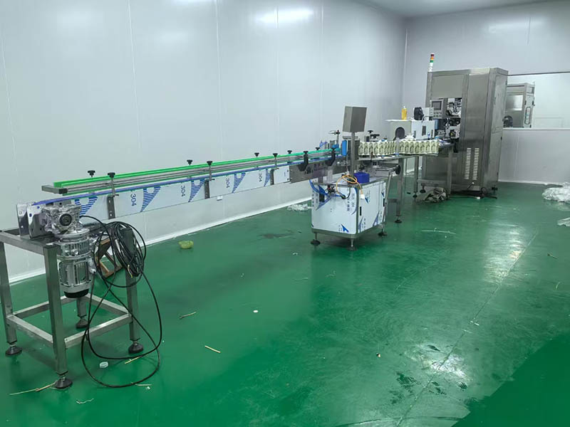 沂南食用油灌装生产线安装完毕